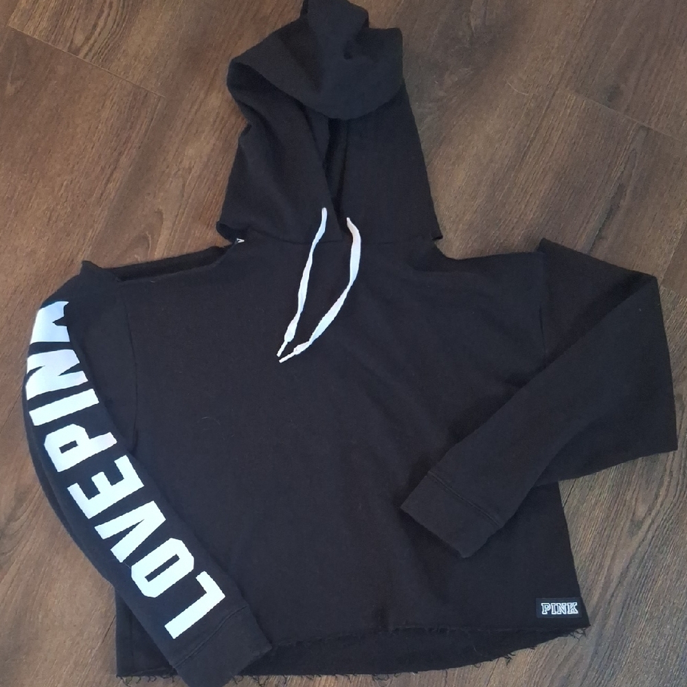 Victoria's Secret Pink Black Hoodie